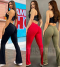 CALZA LYCRA COLOMBIANA CORTE EN V